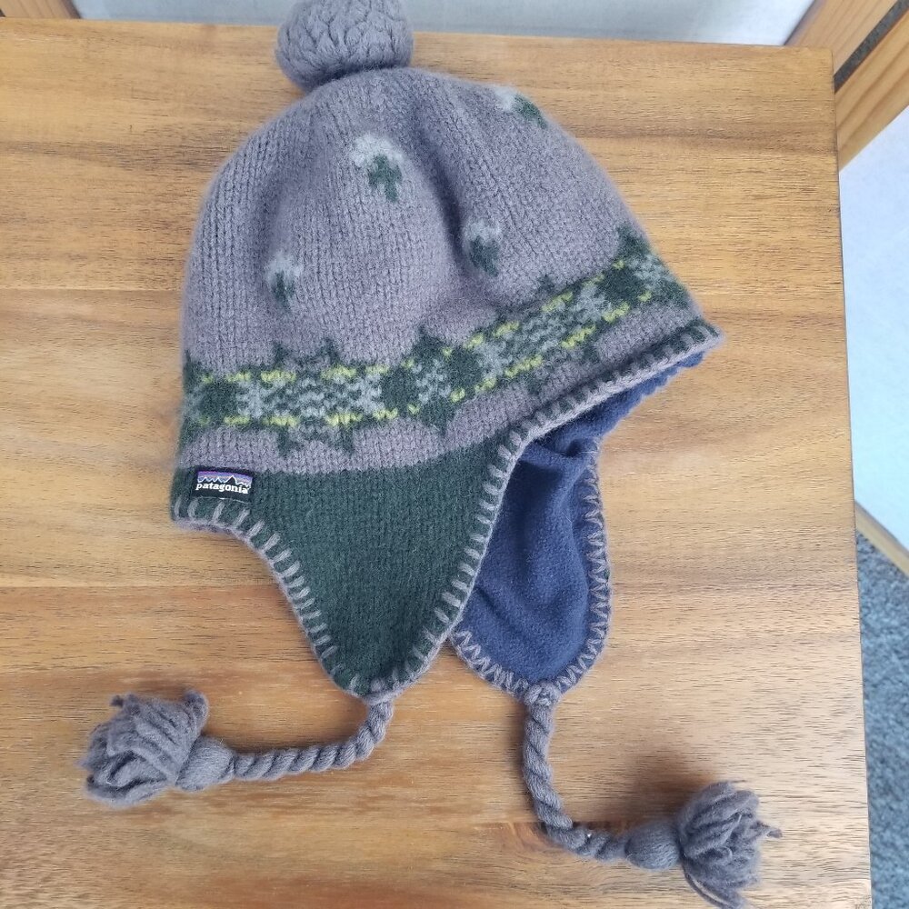 Patagonia Kids Outdoor Trapper Fleece Wooly Hat One Size Baby Toddler